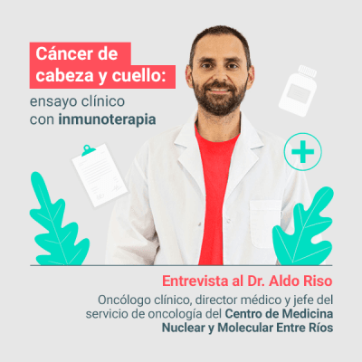 Cáncer de cabeza y cuello: ensayo clínico con inmunoterapia