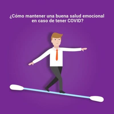 Una buena salud emocional puede influir en la recuperación en caso de tener COVID